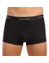 Calvin Klein 000NB4076A-Q6A, Low Rise Trunk 3 pcs Modern Cotton με Μεταλλιζέ logo,  ΜΑΥΡΑ